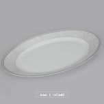 سرویس چینی 35 پارچه غذاخوری چینی زرین ایران طرح شهرزاد مدل ورونا درجه عالی