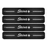 برچسب بدنه ی خودرو مهدیار طرح پارکابی کربن کد SP154 مناسب برای ساینا پلاس بسته 4 عددی