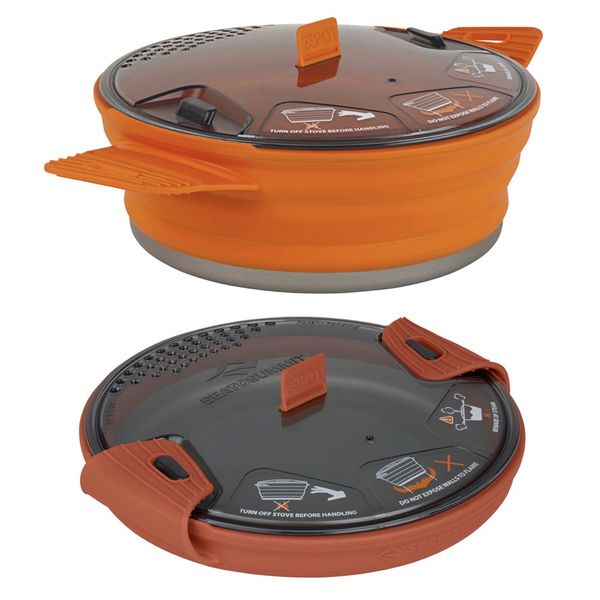 قابلمه تاشو سفری سی تو سامیت مدل X-Pot کد F2023 گنجایش 1.4 لیتر