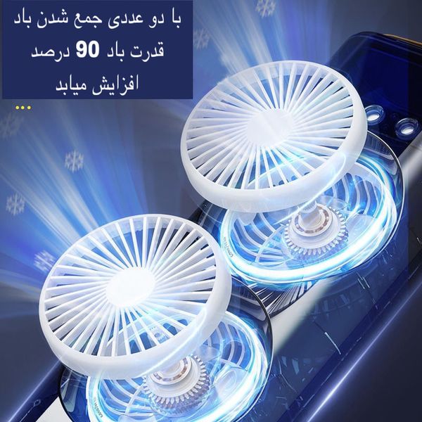 پنکه رومیزی مدل دو فن