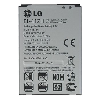 باتری موبایل مدل 41ZH ظرفیت 1900 میلی آمپر ساعت مناسب برای گوشی موبایل ال جی L50