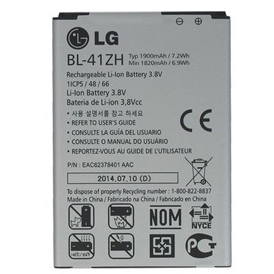 باتری موبایل مدل 41ZH ظرفیت 1900 میلی آمپر ساعت مناسب برای گوشی موبایل ال جی L50