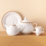 سرویس غذاخوری 108 پارچه چینی زرین ایران سری شهرزاد مدل رومینا درجه یک