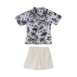 ست پیراهن و شلوارک پسرانه مدل MDSS-CH2433