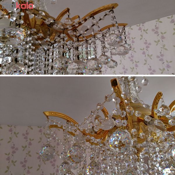 حلقه گیره کریستال لوستر کد 10014 بسته 1500 عددی*485