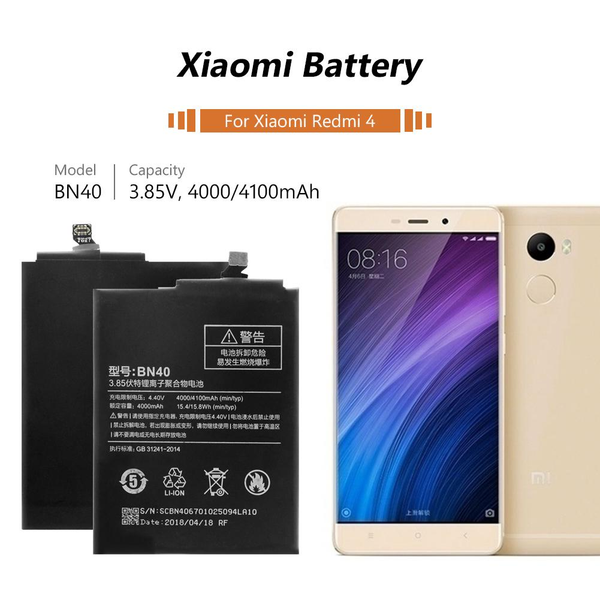 باتری موبایل شیائومی REDMI 4 PRO مدل BN40