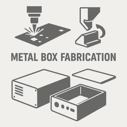 ساخت باکس فلزی جهت پروژه های الکترونیک