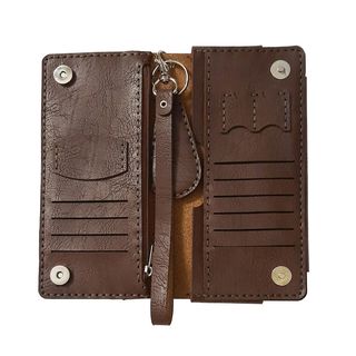 کیف پول چرم مدل چند کاره کیهان اصل کد 417  جا موبایل و جا کارتی جاسوئیچی و بند چرم