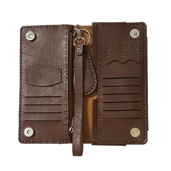 کیف پول مدل چند کاره کیهان کد 417  جا موبایل و جا کارتی جاسوئیچی و بند چرم