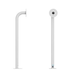 پایه براکت فلزی سقفی دیواری 100Cm مدل خم