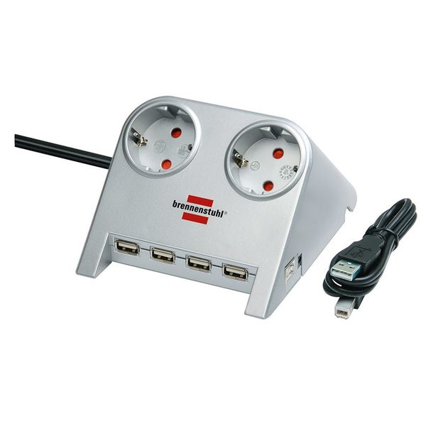 چندراهی برق برننشتول مدل هاب 4 پورت USB