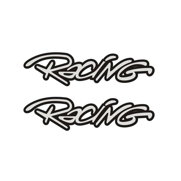 برچسب بدنه موتورسیکلت لیزارد مدل اسپرت طرح Racing کد LZD-1018 بسته 2 عددی