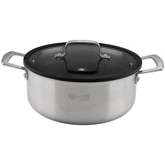 قابلمه استیل ام جی اس مدل کف لیزری PS3122 سایز 24