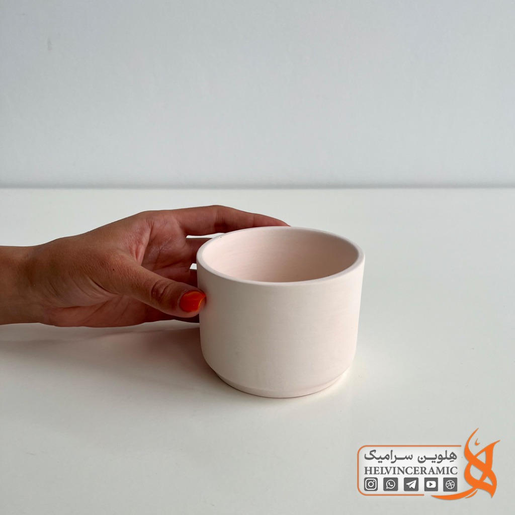 بیسکوییت ماگ هتلی پایه دار بدون دسته ارتفاع 7cm قطر 9cm | کد BO2507
