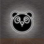 چراغ دیواری تزئینی مدل نئون فلکسی نیونی طرح پاندا