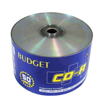 سی دی خام باجت Budget ظرفیت 700 مگابایت بسته 50 عددی