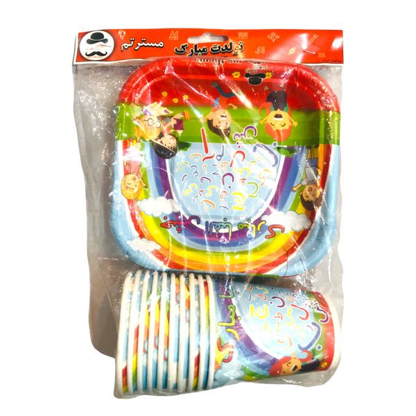 مجموعه 40 عددی تم تولد مستر تم طرح جشن الفبا