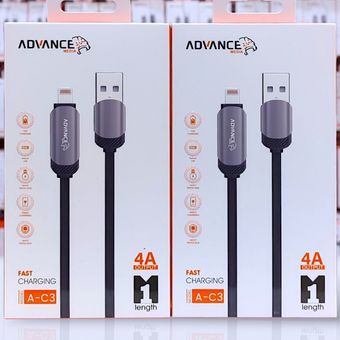 کابل شارژر ادونس آیفون لایتنینگ Advance C3 IPHONE –USB-A TO LIGHTNINGi