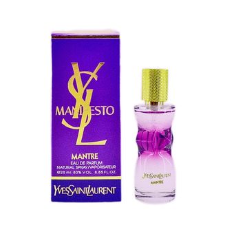 عطرجیبی زنانه مانتره مدل YVES SAINT LAURENT MANIFESTO حجم 25 میلی‌ لیتر