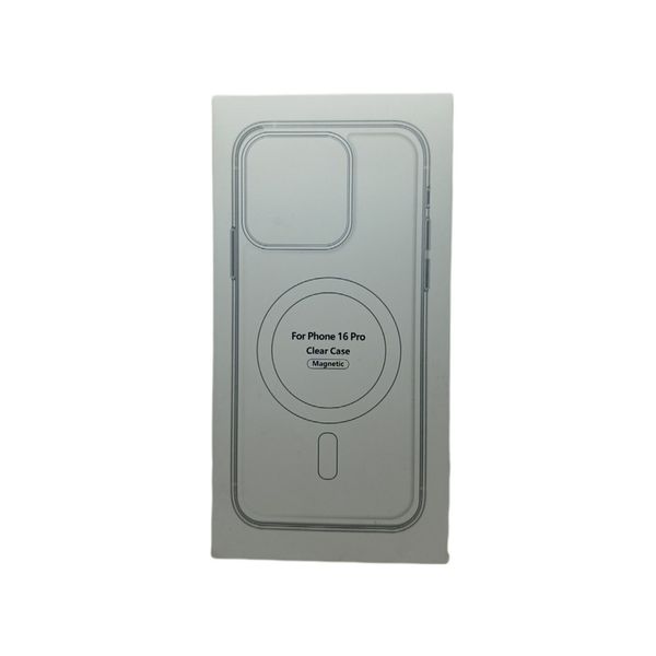کاور Clear Case Magnetic مدل مگ سیف دار مناسب برای گوشی موبایل اپل Apple iPhone 16 Pro