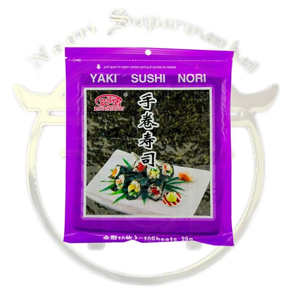 جلبک سوشی نوری 10 برگی (با بوی کم)