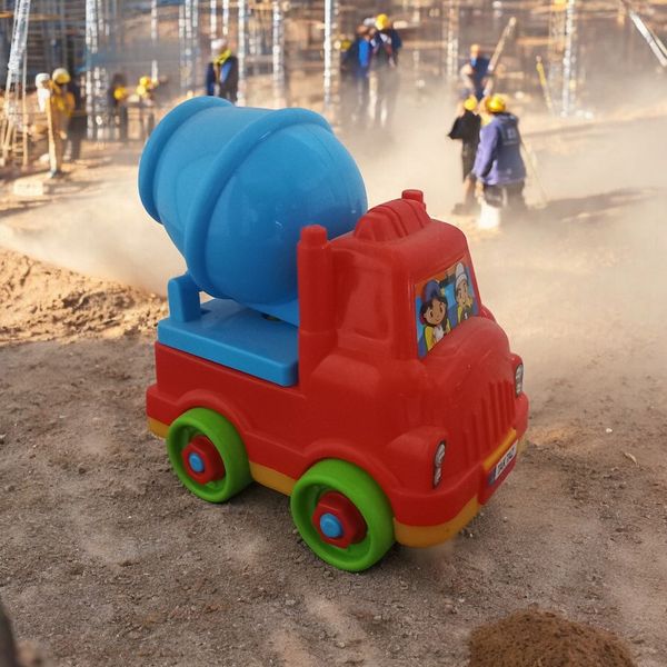 ماشین بازی مدل میکسر آچار دار مجموعه دو عددی