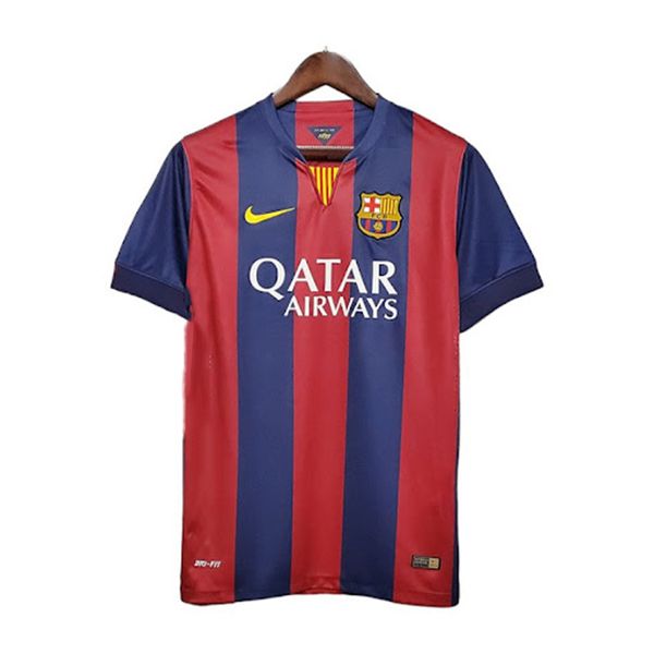 ست تی‌شرت و شلوارک ورزشی مردانه مدل بارسلونا Home 2015