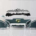 دیوارکوب مدل منظره طبیعت مجموعه دو عددی