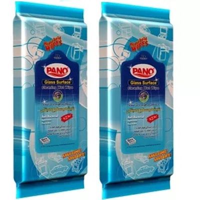دستمال مرطوب تمیزکننده سطوح پانو مدل 108 بسته 2 عددی