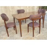میز و صندلی ناهارخوری 4 نفره گالری چوب آشنایی مدل Gh-mini-Lux