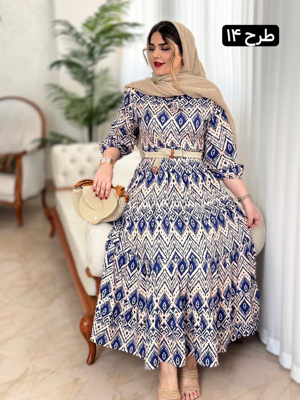 پیراهن فلور آذین کد 1501