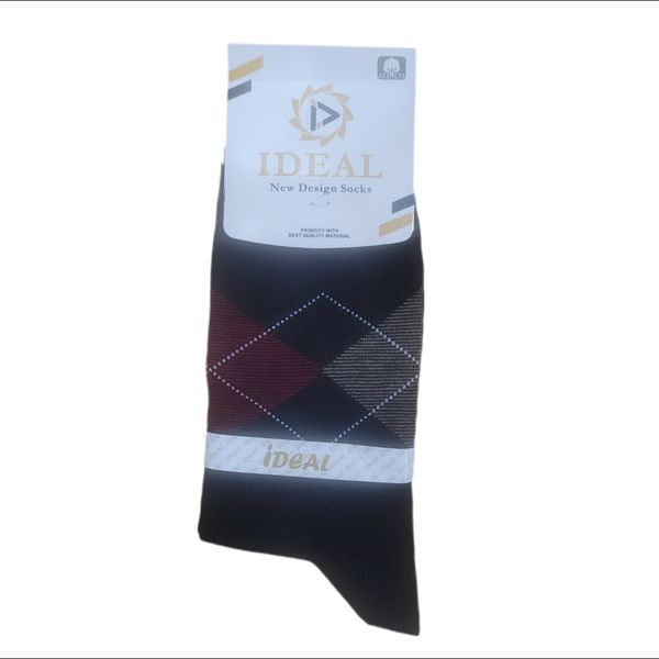 جوراب مردانه ساقدار طرح اسکاچ برند ایدآل