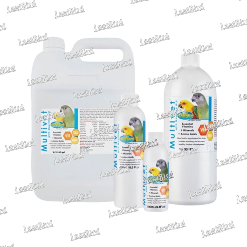Multivet With Moulting Aid وتافارم استرالیا ( مولتی ویتامین و اسیدآمینه های ضروری )