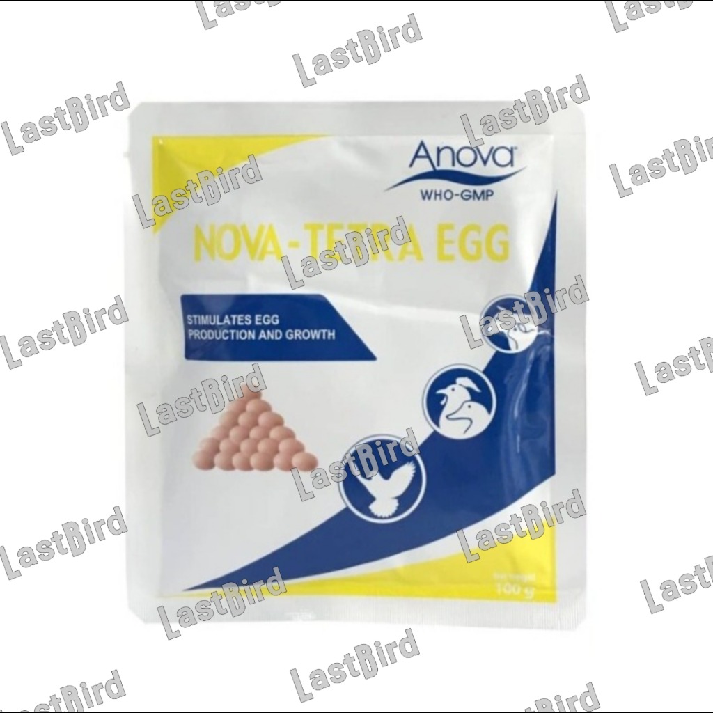 پودر NOVA-TETRA EGG افزایش تخم پرنده نووا