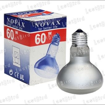 لامپ مادرمصنوعی حباب بزرگ 60 وات نوواکس اصلی ( حرارتی | NOVAX | مادون قرمز )