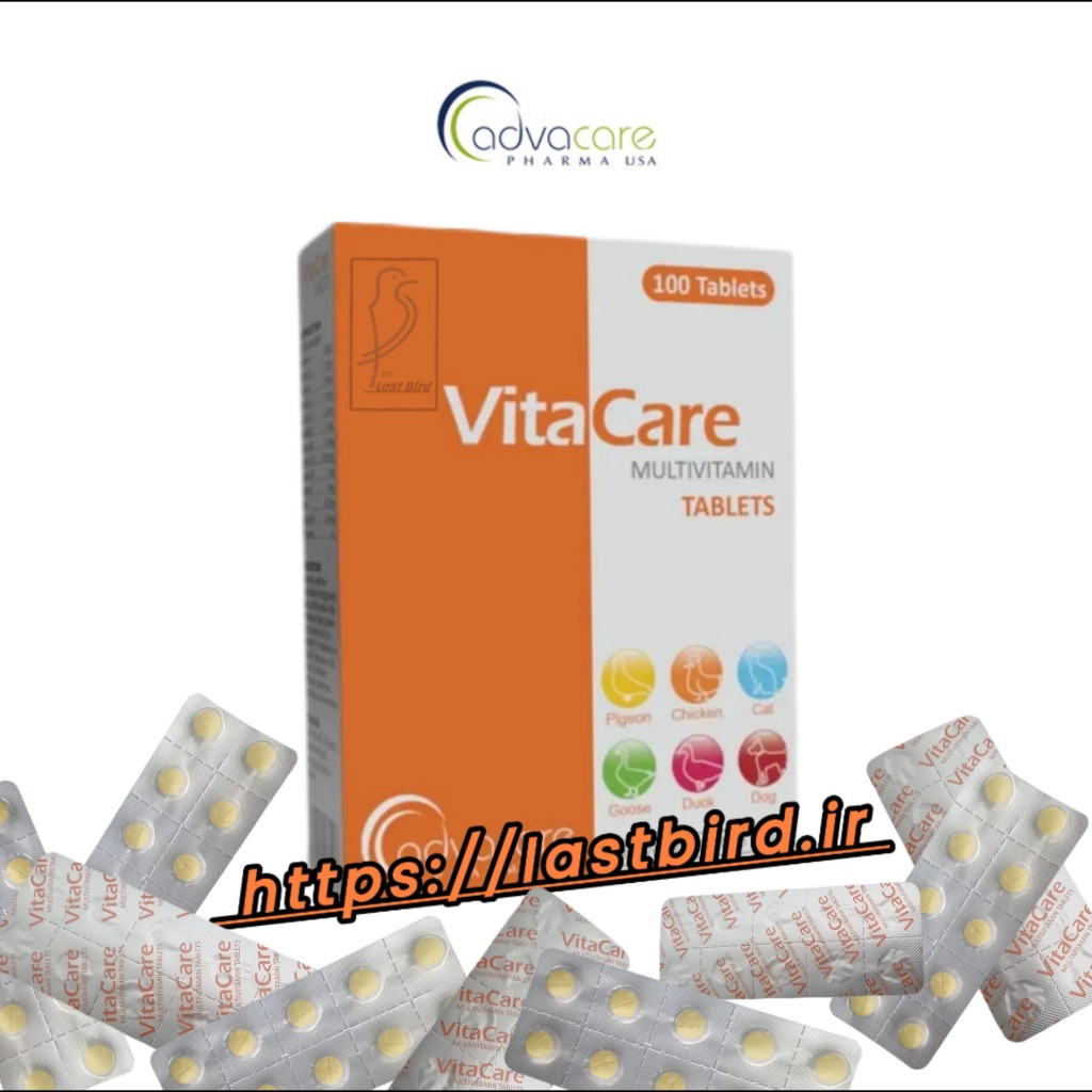 قرص تقویت تخم گذاری Vita Care ادواکر آمریکا | قرص ویتاکر ورق 10 تابی پلمپ