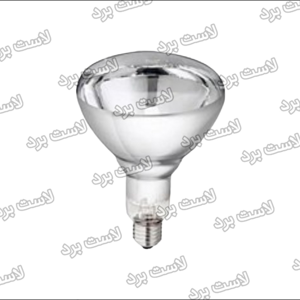 تصویر لامپ حرارتی 100 وات فیلیپس اصل هلند | مادون قرمز | مادرمصنوعی | رفلکتوردار 