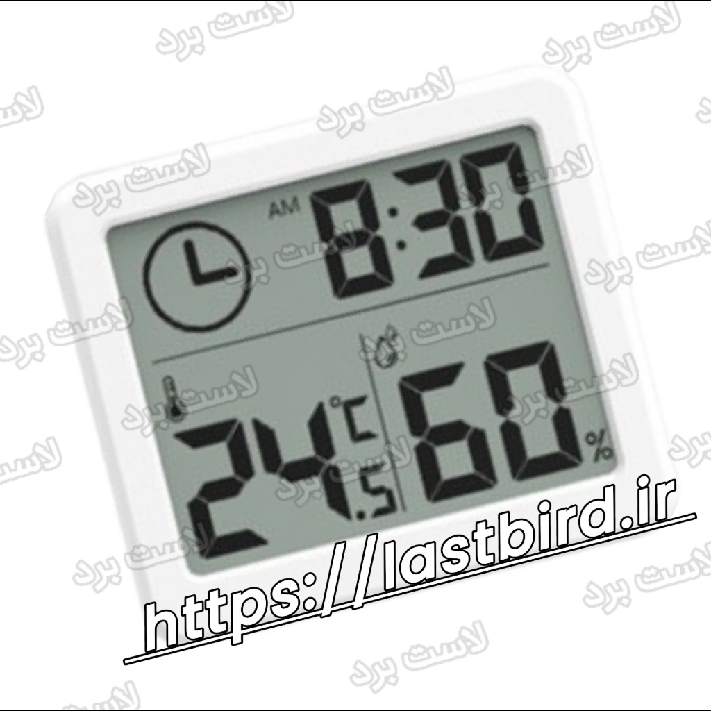 دماسنج و رطوبت سنج و ساعت دیجیتالی