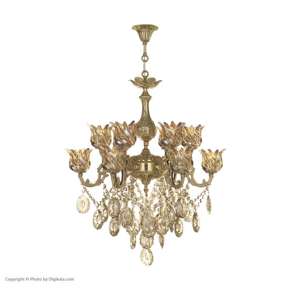 لوستر 12 شعله شاهان تک کد BPOL.8021