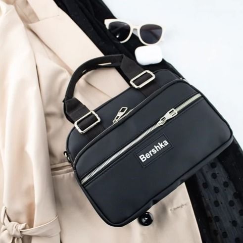 کیف صندوقی برشکا پر زیپ و جادار