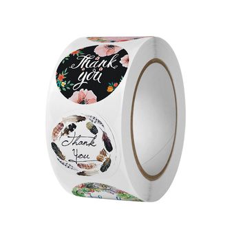 برچسب طرح تشکر مدل S-01 بسته 500 عددی