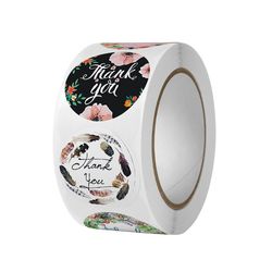 برچسب طرح تشکر مدل S-01 بسته 500 عددی