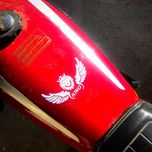 برچسب بدنه موتور مهدیار طرح بال  کد SM202