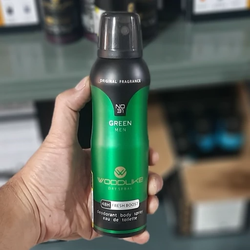 اسپری بدن وودلایک GREEN MEN گرین من بد بوی 200 میل