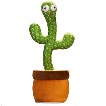 عروسک کاکتوس رقصنده سخنگو شارژی | اسباب بازی مخمل نرم و سرگرم کننده | فروشگاه شاپینو