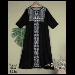 پیراهن آستین سه ربع