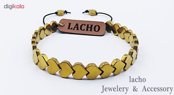 دستبند زنانه لاچو طرح قلب کد GH-002