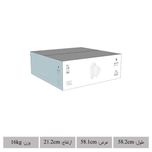 سرویس غذاخوری 35 پارچه چینی زرین ایران سری شهرزاد مدل وایت رز درجه عالی