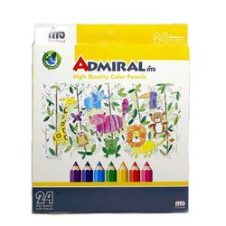 مداد رنگی 24 رنگ آدمیرال مدل 761C24