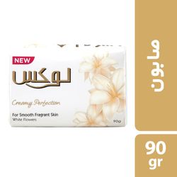 صابون شستشو لوکس مدل گل های سفید وزن 90 گرم